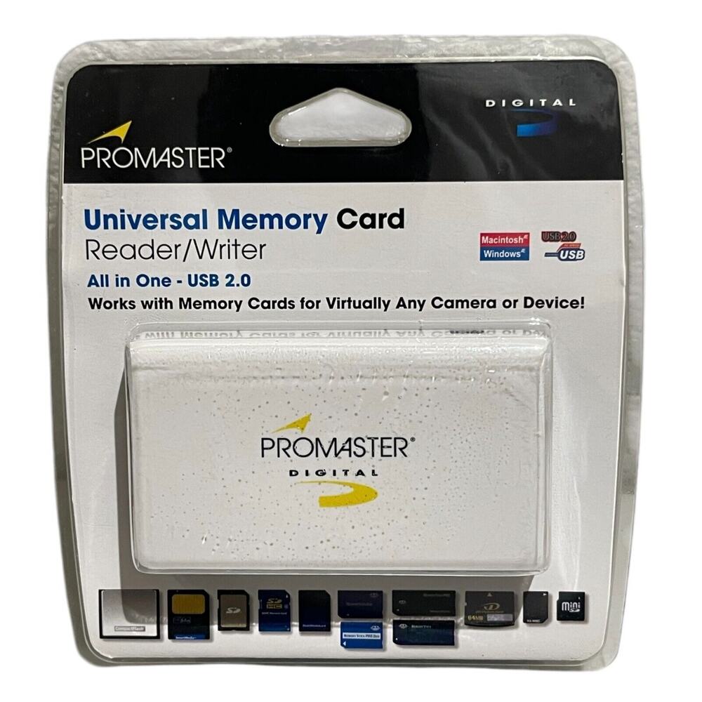 Promaster Digital 6398 Universal Memory Card Reader/Writer USB 2.0 Multi-Card